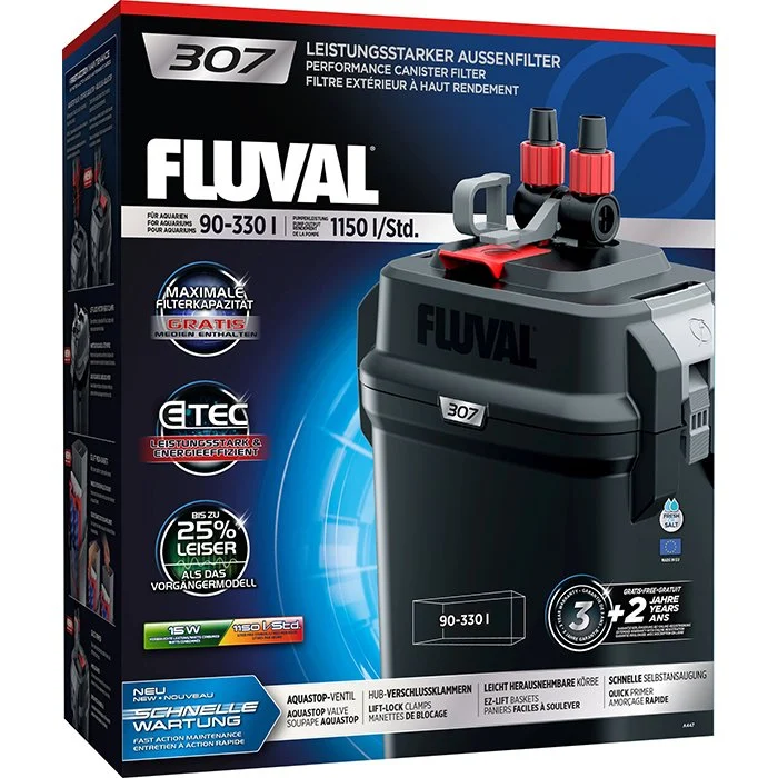 Fluval 307 Akvaryum Dış Filtre 1150 l/h